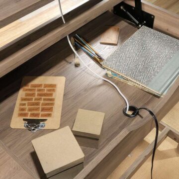 Sit Stand Desk Salt Oak - Image 4